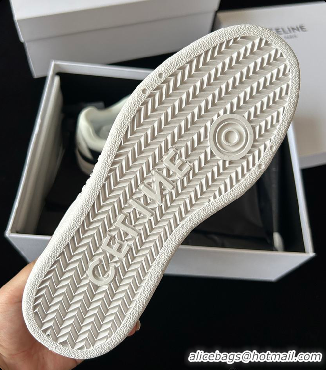 Popular Style Celine Sneakers White Black 0702120