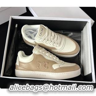 Buy Discount Celine Sneakers White Brown 0702120