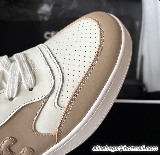 Buy Discount Celine Sneakers White Brown 0702120