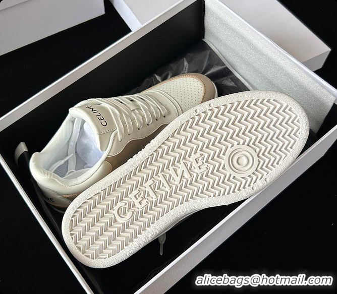 Buy Discount Celine Sneakers White Brown 0702120