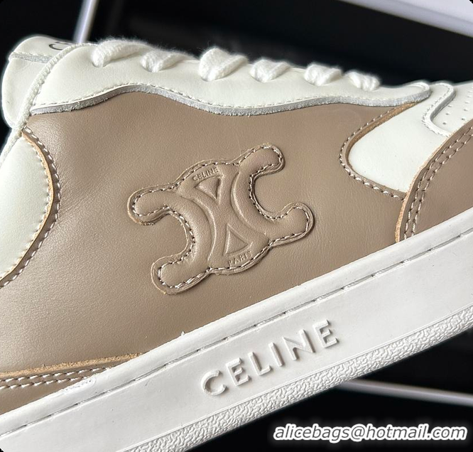 Buy Discount Celine Sneakers White Brown 0702120