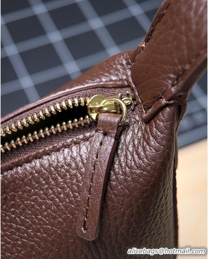 Discount Chanel Hobo Handbag Grained Calfskin & Gold-Tone Metal CH59913 Brown Fall Winter 2026 Pre-Collection