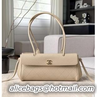Chanel SMALL SHOPPING BAG Grained Calfskin & Gold-Tone Metal AS6288 Light Beige 2026
