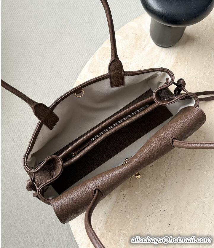 Super Quality Chanel SMALL SHOPPING BAG Grained Calfskin & Gold-Tone Metal AS6288 Dark Brown 2026