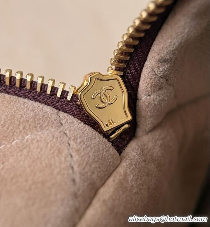 Most Popular Chanel Large Bowling Bag Lambskin & Gold-Tone Metal CH59914 Burgundy Spring Summer 2026