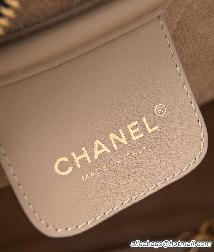 Well Crafted Chanel Large Bowling Bag Lambskin & Gold-Tone Metal CH59914 Dark Brown Spring Summer 2026