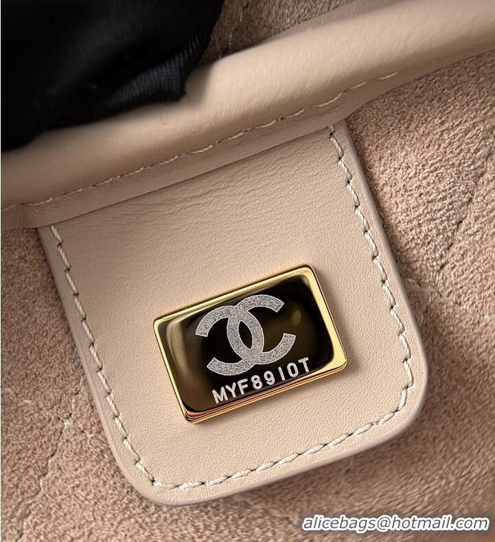 Well Crafted Chanel Large Bowling Bag Lambskin & Gold-Tone Metal CH59914 Dark Brown Spring Summer 2026