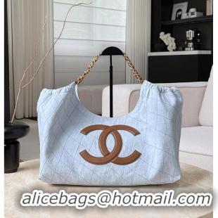Big Discount Chanel Coco Beach Small Shopping Bag Denim/Calfskin & Gold-Tone Metal AS6191 Blue/Brown 2026