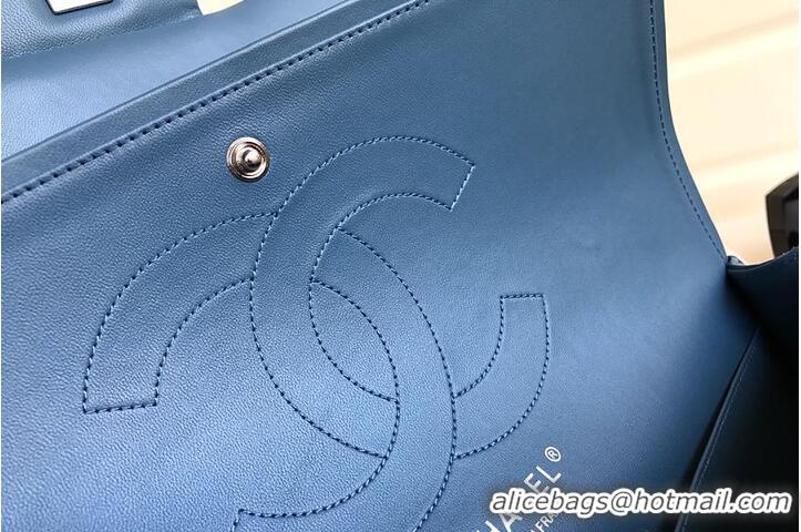 Free Shipping Discount Chanel Jumbo Classic Handbag Lambskin & Silver-Tone Metal AS6289 Dark Blue 2026
