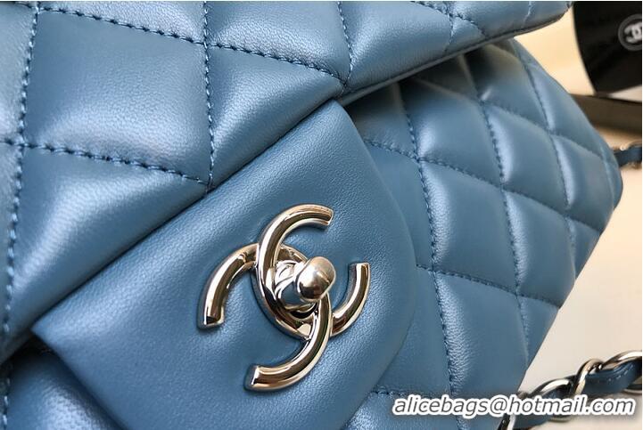Free Shipping Discount Chanel Jumbo Classic Handbag Lambskin & Silver-Tone Metal AS6289 Dark Blue 2026