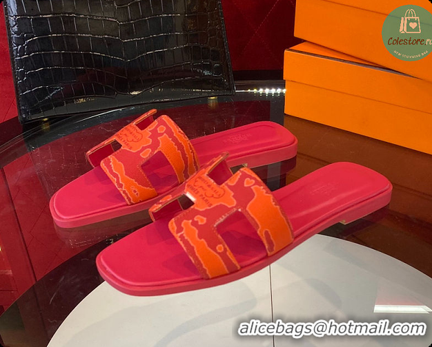 Popular Style Hermes Slipper Pink/Orange 60702202