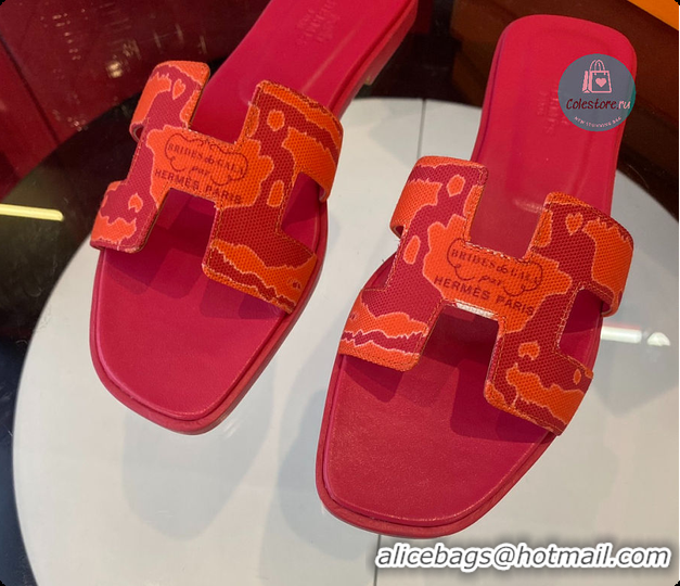 Popular Style Hermes Slipper Pink/Orange 60702202