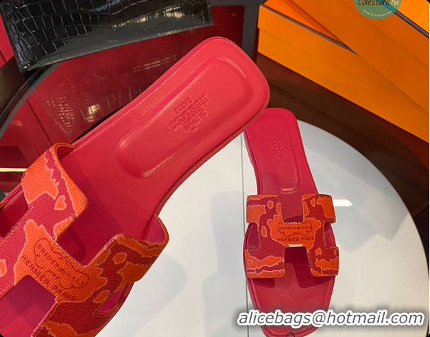 Popular Style Hermes Slipper Pink/Orange 60702202