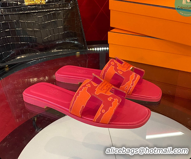 Popular Style Hermes Slipper Pink/Orange 60702202