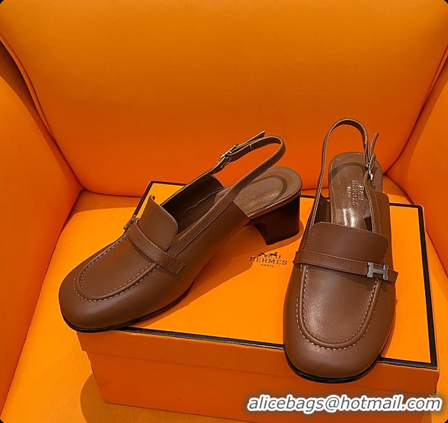 Best Product Hermes Infinie 50 Pump Brown 60702204