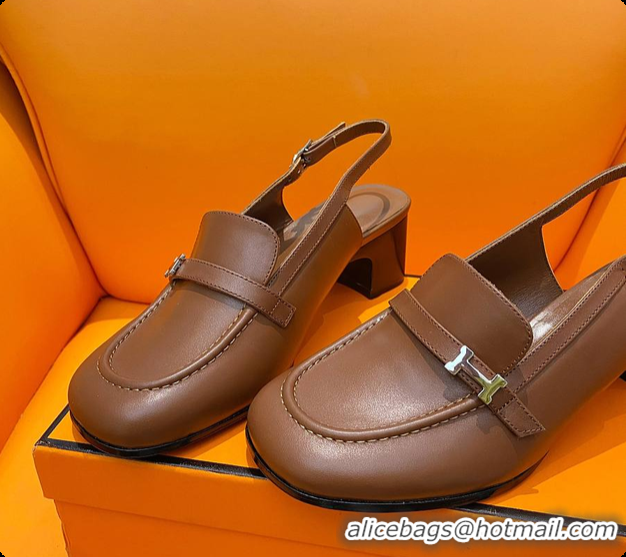 Best Product Hermes Infinie 50 Pump Brown 60702204