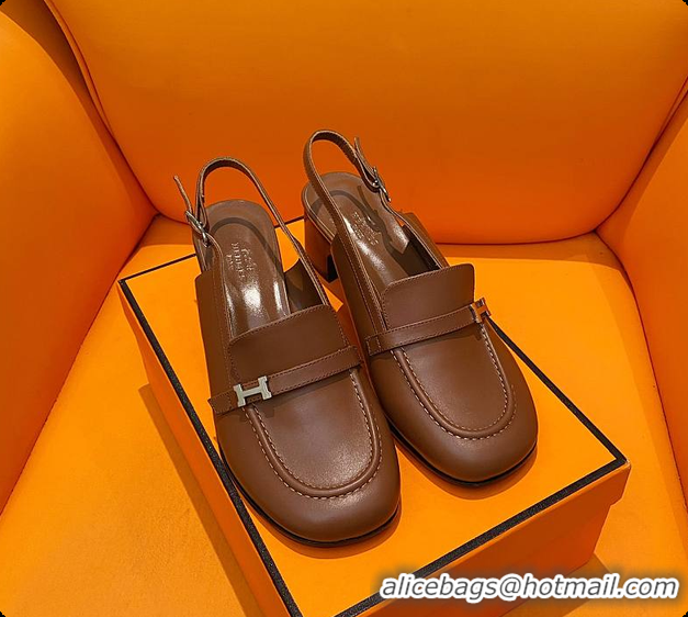 Best Product Hermes Infinie 50 Pump Brown 60702204