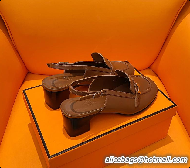 Best Product Hermes Infinie 50 Pump Brown 60702204