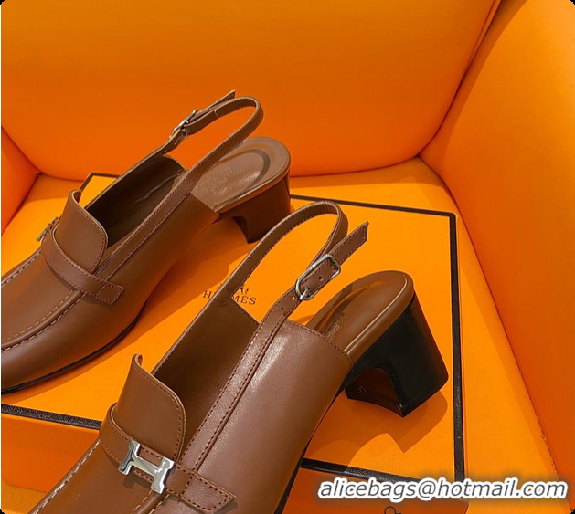 Best Product Hermes Infinie 50 Pump Brown 60702204