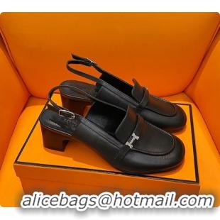 Unique Style Hermes Infinie 50 Pump Black 60702204