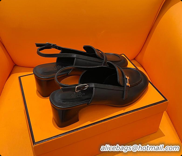 Unique Style Hermes Infinie 50 Pump Black 60702204