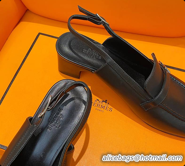 Unique Style Hermes Infinie 50 Pump Black 60702204