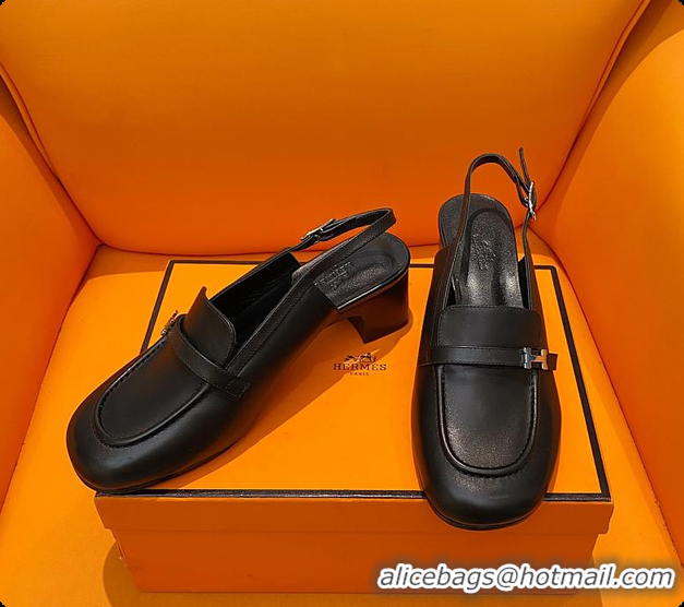 Unique Style Hermes Infinie 50 Pump Black 60702204