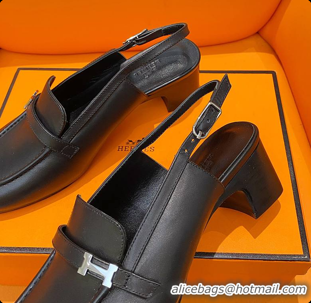 Unique Style Hermes Infinie 50 Pump Black 60702204