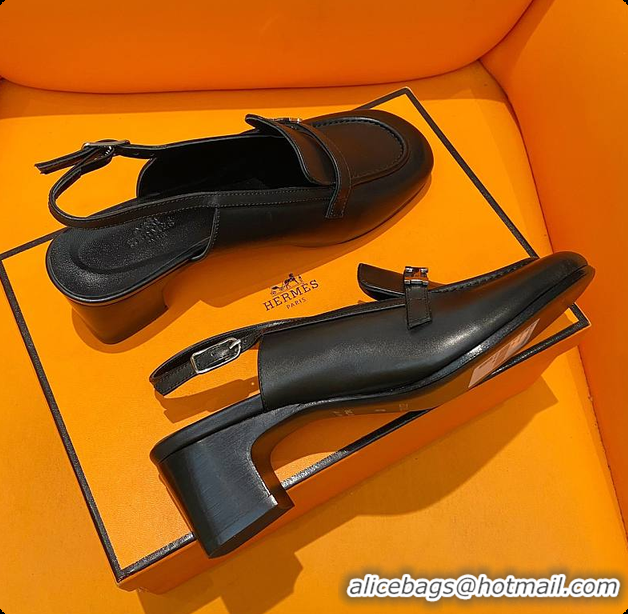 Unique Style Hermes Infinie 50 Pump Black 60702204