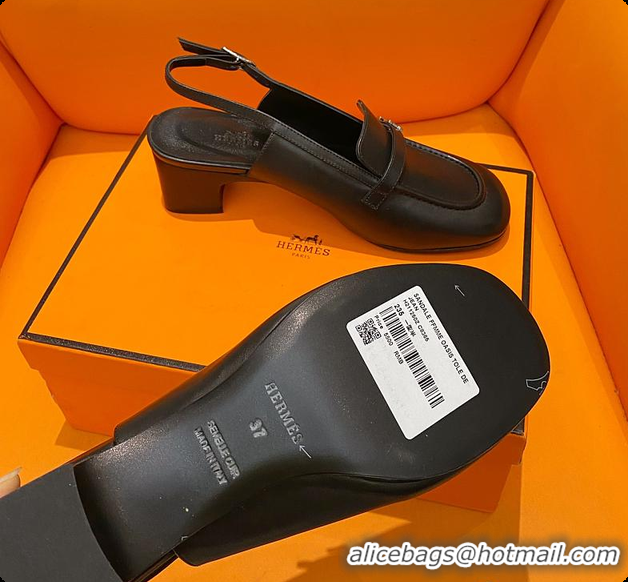 Unique Style Hermes Infinie 50 Pump Black 60702204