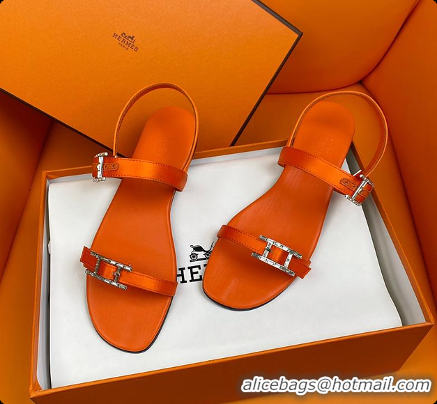 Charming Hermes Sandals Orange 60702206
