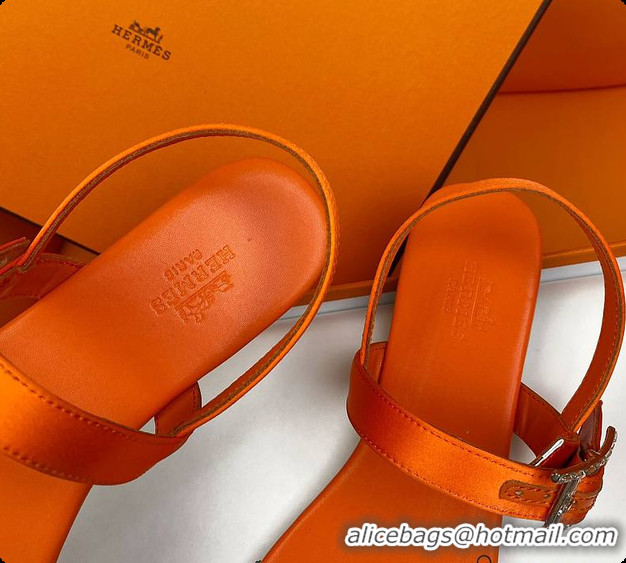 Charming Hermes Sandals Orange 60702206