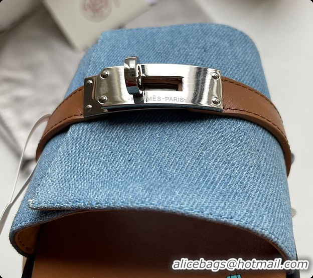 Luxurious Hermes Slipper Denim 60702209