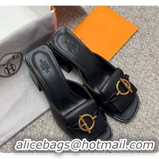 Pretty Style Hermes Ilot 50 Sandal Black 60702210