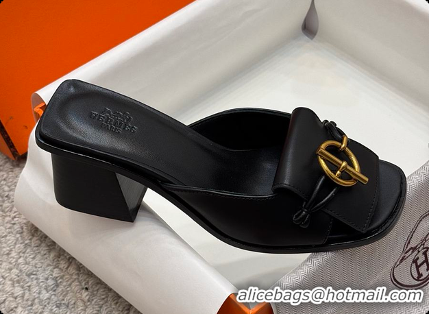Pretty Style Hermes Ilot 50 Sandal Black 60702210