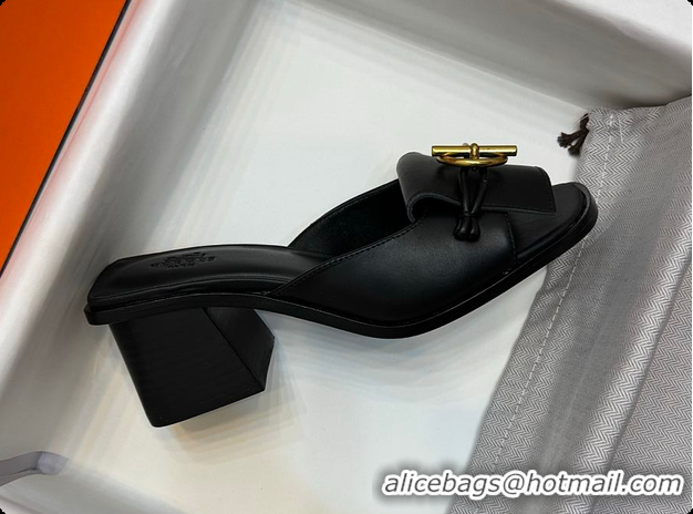 Pretty Style Hermes Ilot 50 Sandal Black 60702210