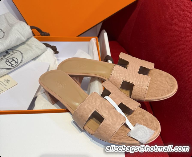 Durable Hermes Oasis Sandal Light Nude Pink 60702212