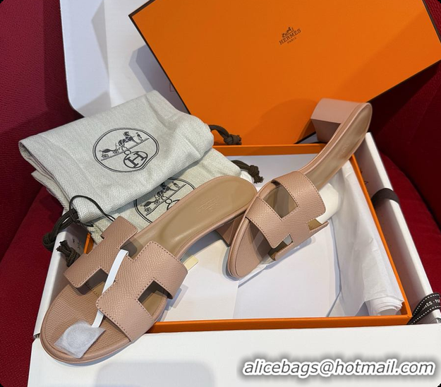 Durable Hermes Oasis Sandal Light Nude Pink 60702212