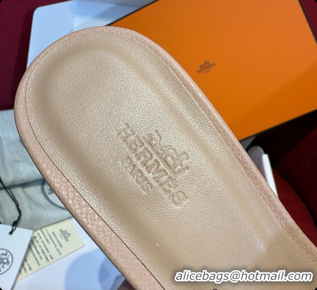 Durable Hermes Oasis Sandal Light Nude Pink 60702212