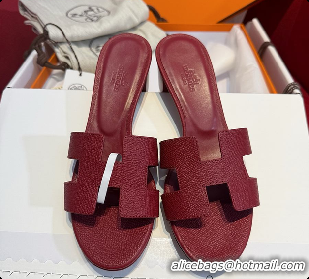 Grade Quality Hermes Oasis Sandal Rose Framboise 60702212