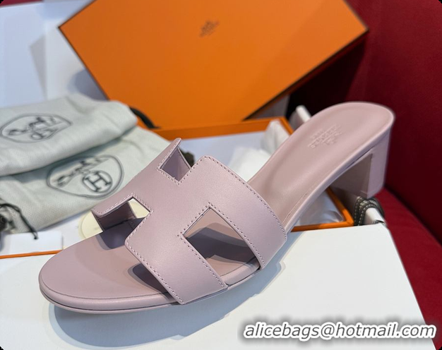 Top Design Hermes Oasis Sandal Rose Cancan 60702212