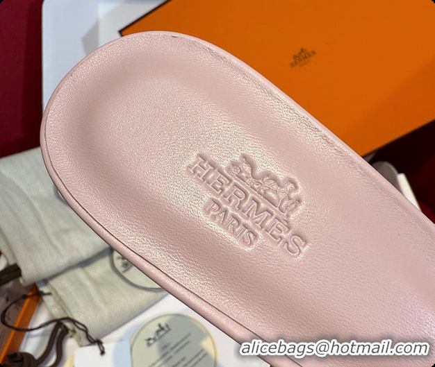 Top Design Hermes Oasis Sandal Rose Cancan 60702212