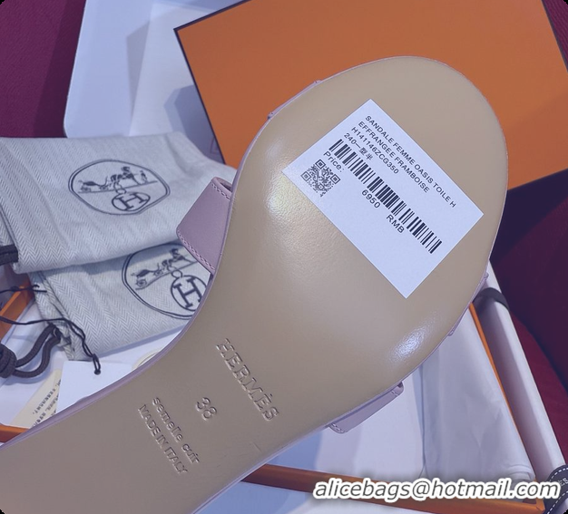 Top Design Hermes Oasis Sandal Rose Cancan 60702212