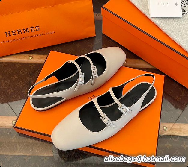 Most Popular Hermes Mila Slingback Beige Nomade 60702213