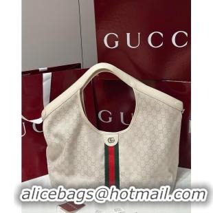 Classic Specials Gucci Giglio Large Tote Bag in ivory GG canvas G853965