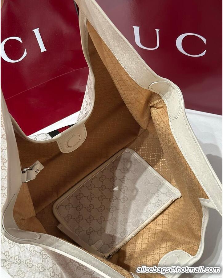 Classic Specials Gucci Giglio Large Tote Bag in ivory GG canvas G853965