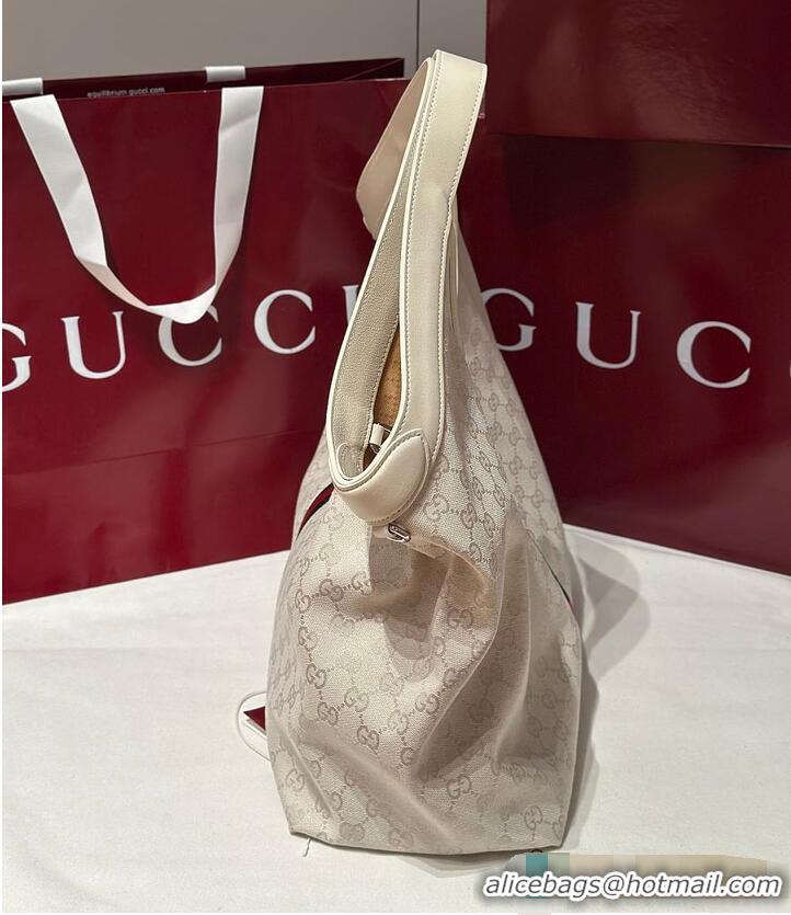 Classic Specials Gucci Giglio Large Tote Bag in ivory GG canvas G853965
