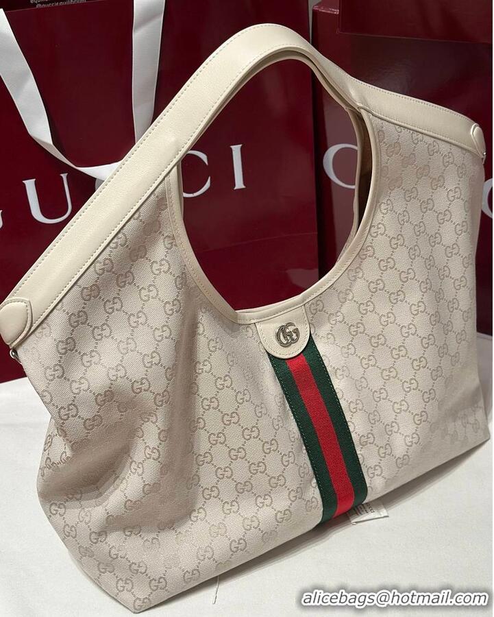 Classic Specials Gucci Giglio Large Tote Bag in ivory GG canvas G853965