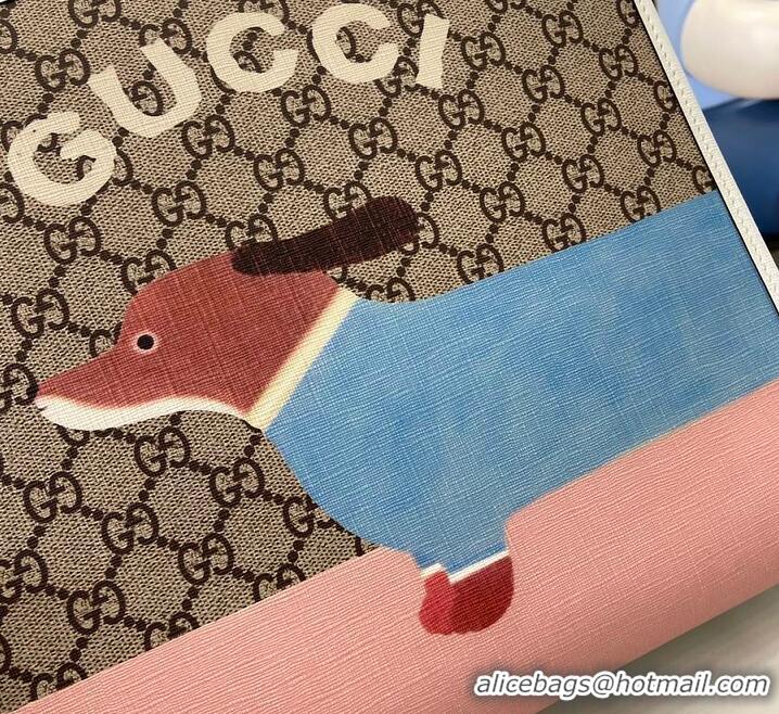 New Design Gucci Children's GG Tote Bag with Dachshund Motif G853972