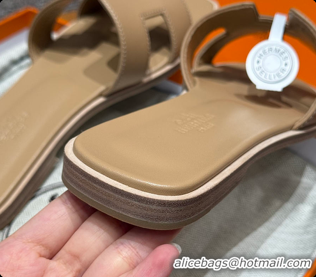 Charming Hermes Oran sandal Beige Albinos 60702301